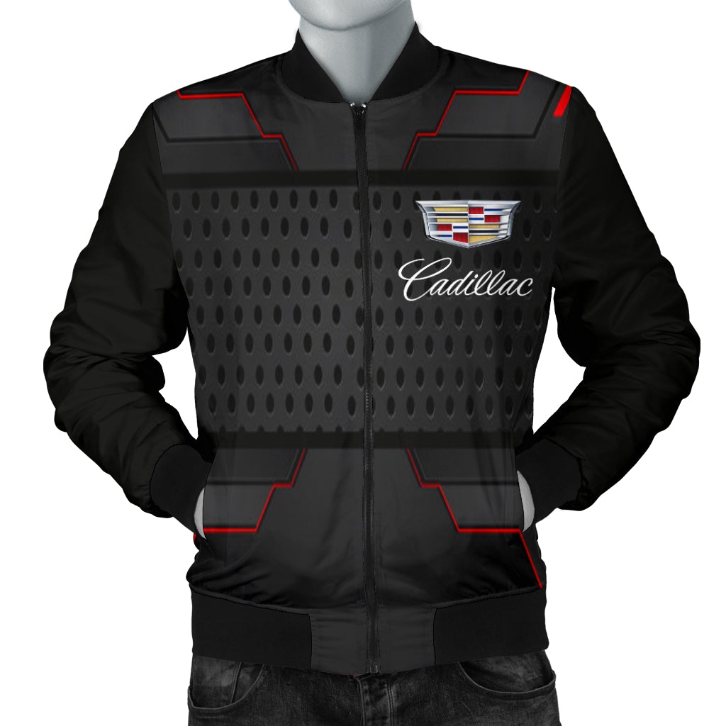 Cadillac Men's Bomber Jacket MX - Famjoys Cadillac Men's Bomber Jacket MX - Famjoys