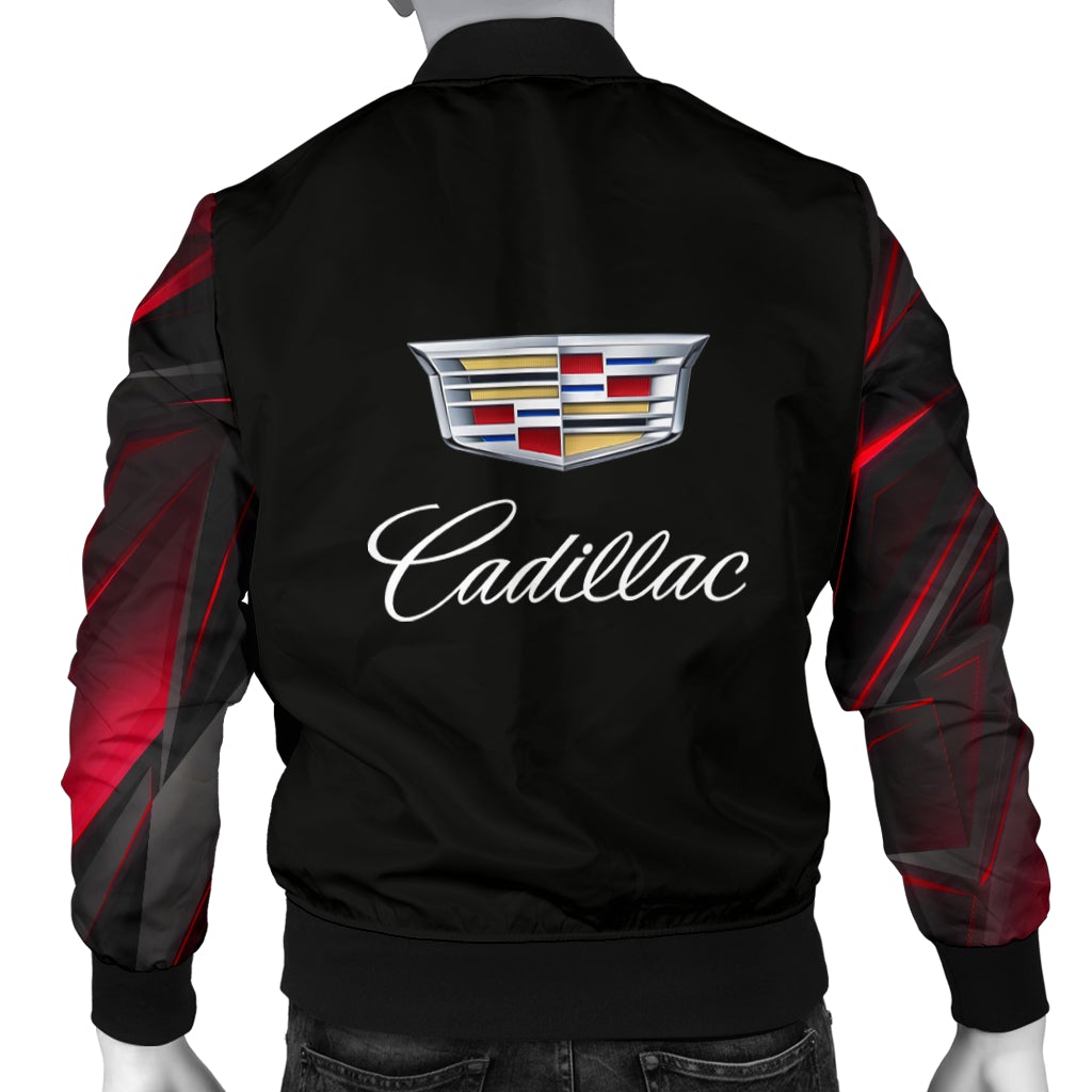 Cadillac Men's Bomber Jacket RA - Famjoys Cadillac Men's Bomber Jacket RA - Famjoys