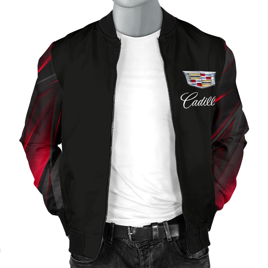Cadillac Men's Bomber Jacket RA - Famjoys Cadillac Men's Bomber Jacket RA - Famjoys