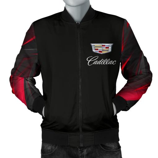 Cadillac Men's Bomber Jacket RA - Famjoys Cadillac Men's Bomber Jacket RA - Famjoys