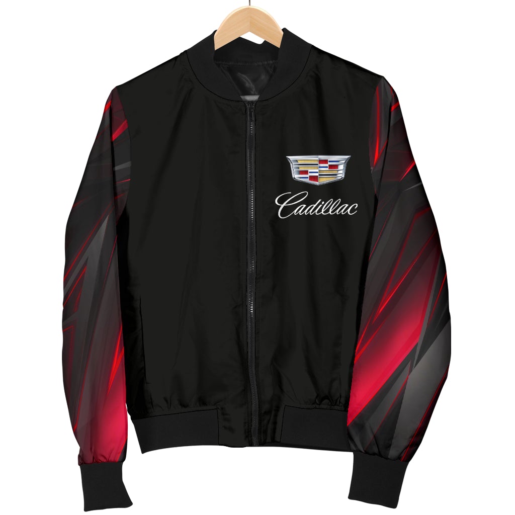 Cadillac Men's Bomber Jacket RA - Famjoys Cadillac Men's Bomber Jacket RA - Famjoys