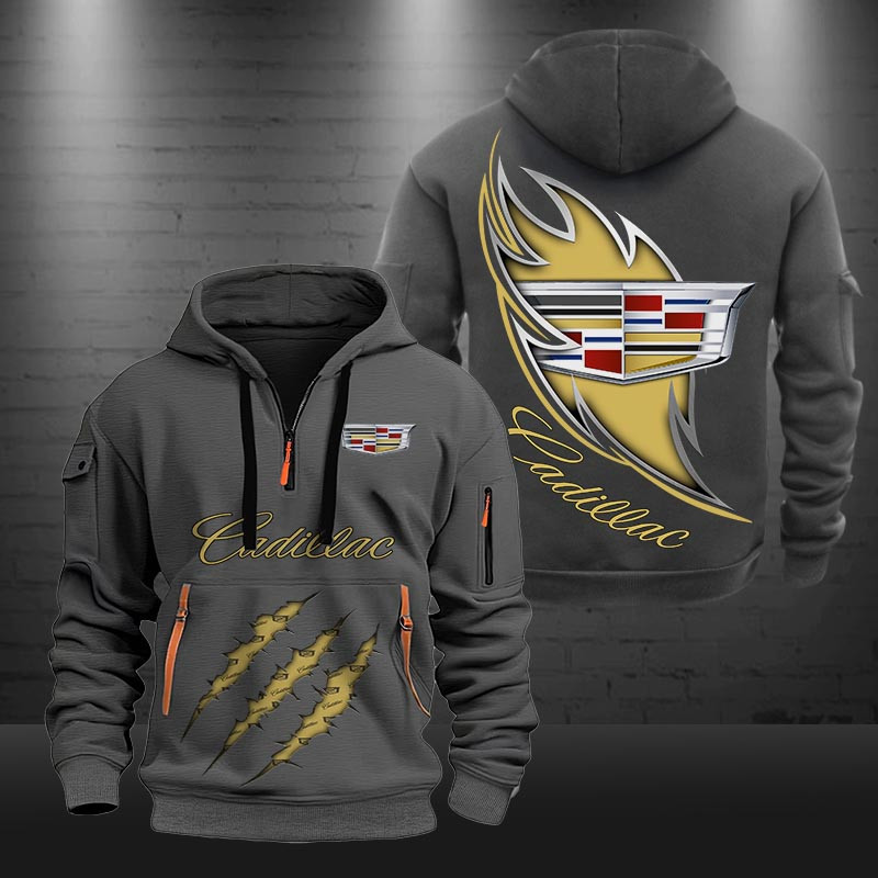 Cadillac New Zip Hoodie 0428 Multicolor - Famjoys Cadillac New Zip Hoodie 0428 Multicolor - Famjoys