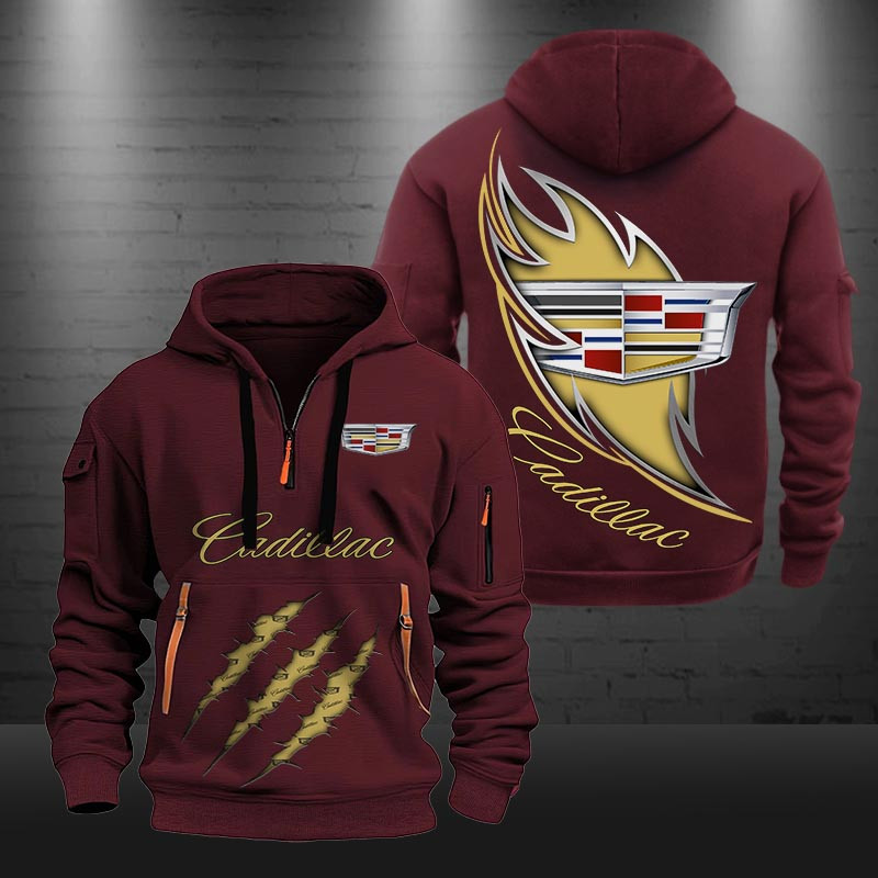 Cadillac New Zip Hoodie 0428 Multicolor - Famjoys Cadillac New Zip Hoodie 0428 Multicolor - Famjoys