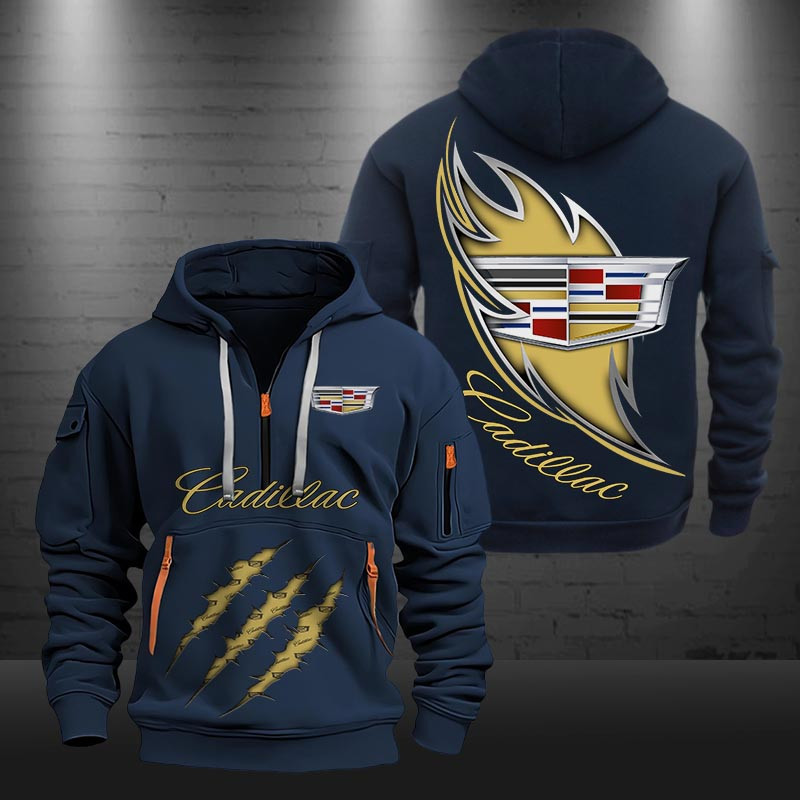 Cadillac New Zip Hoodie 0428 Multicolor - Famjoys Cadillac New Zip Hoodie 0428 Multicolor - Famjoys