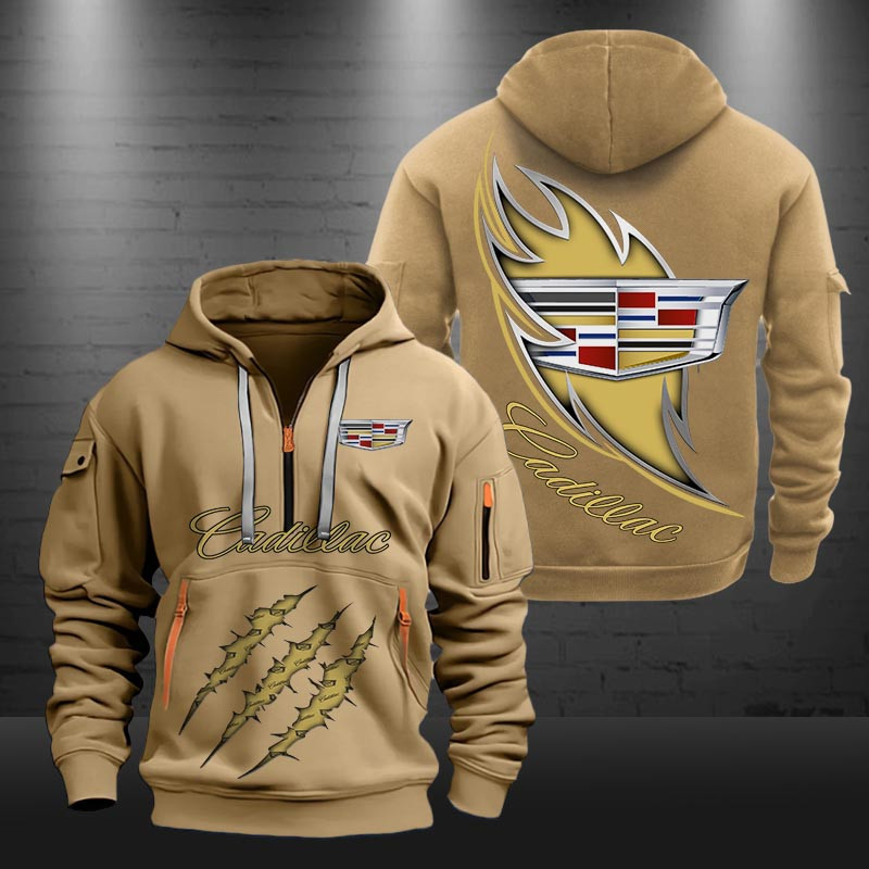 Cadillac New Zip Hoodie 0428 Multicolor - Famjoys Cadillac New Zip Hoodie 0428 Multicolor - Famjoys