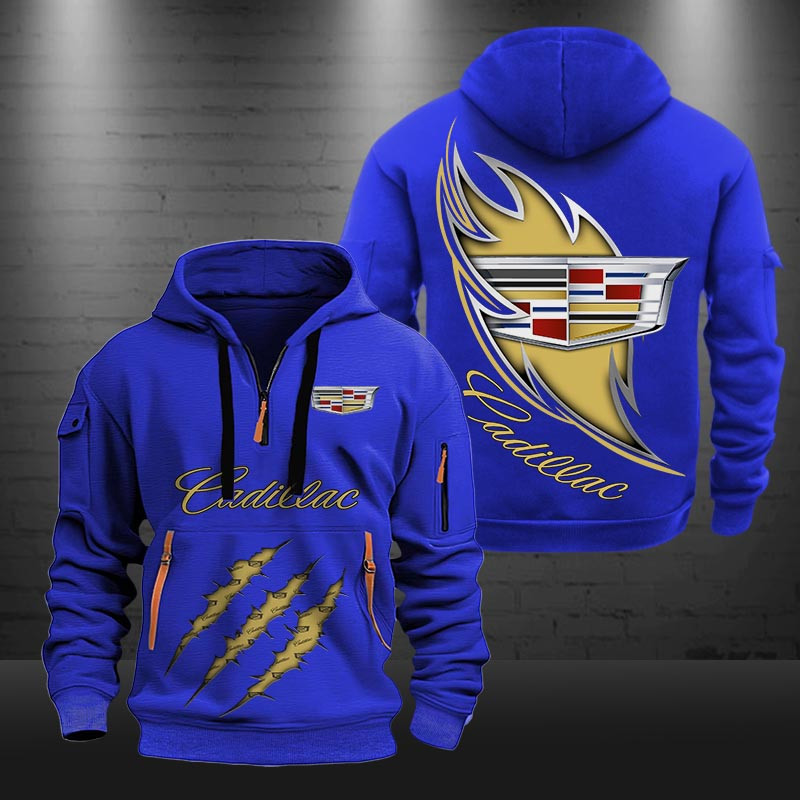 Cadillac New Zip Hoodie 0428 Multicolor - Famjoys Cadillac New Zip Hoodie 0428 Multicolor - Famjoys