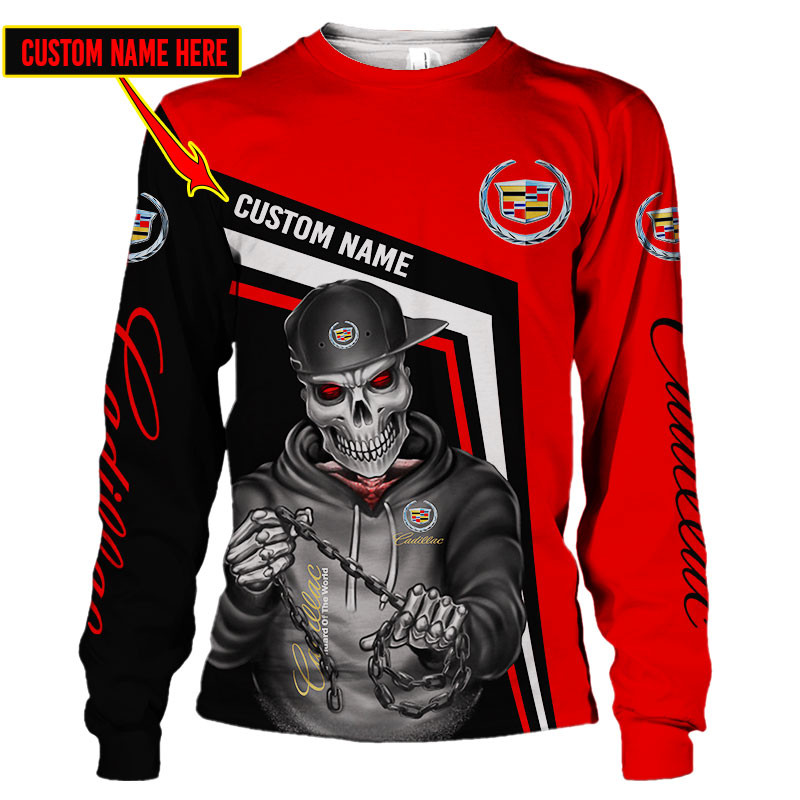 Cadillac Skull Tshirt, sweatshirt, Polo, Hawaiian, Hoodie 3D Apparel Full Printing Custom Name - Famjoys Cadillac Skull Tshirt, sweatshirt, Polo, Hawaiian, Hoodie 3D Apparel Full Printing Custom Name - Famjoys