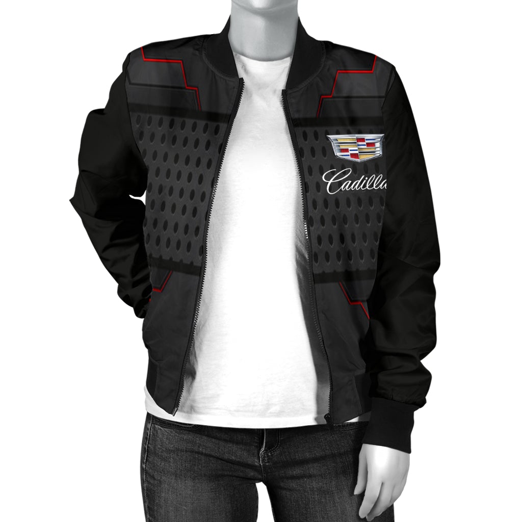 Cadillac Women's Bomber Jacket MX - Famjoys Cadillac Women's Bomber Jacket MX - Famjoys