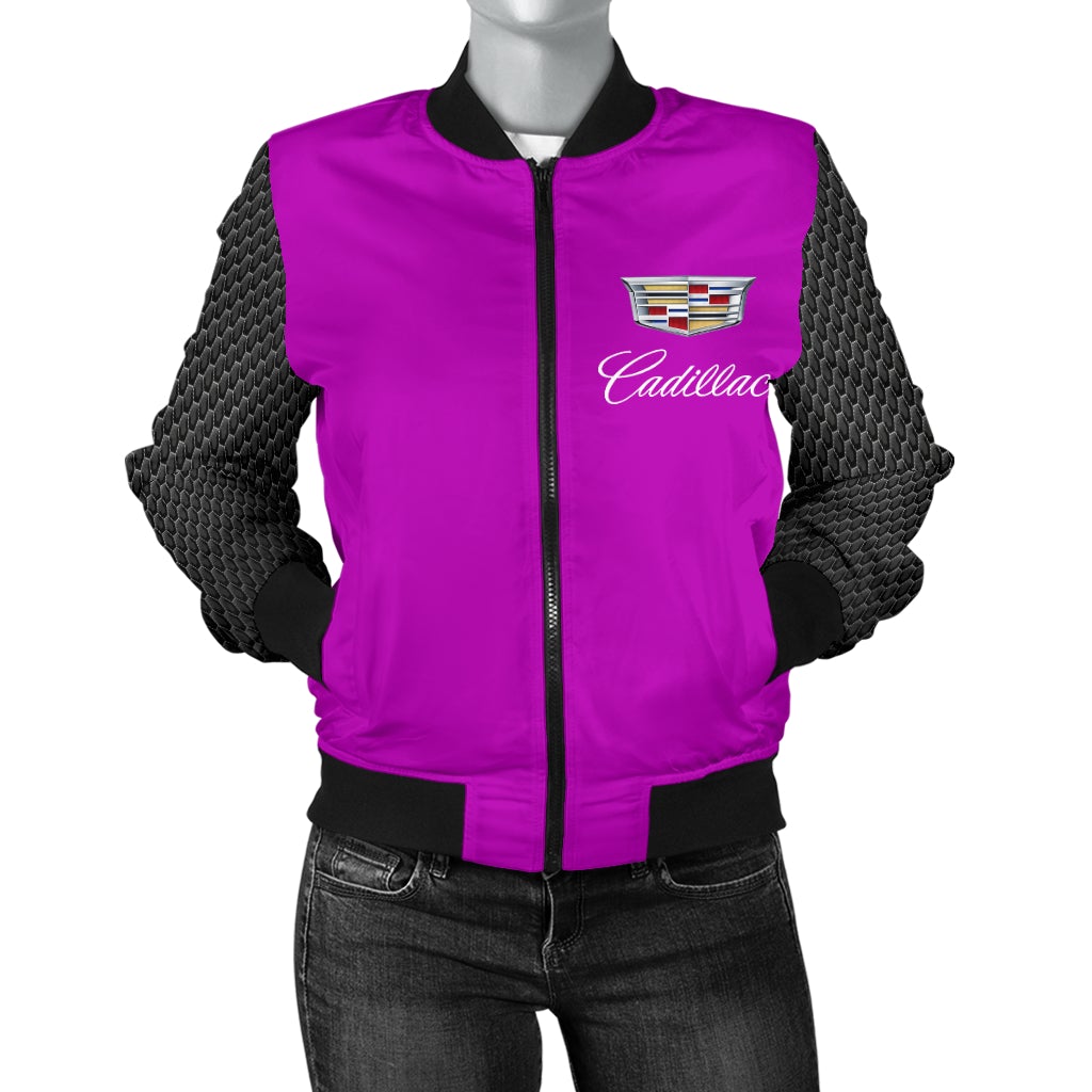 Cadillac Women's Bomber Jacket Pink