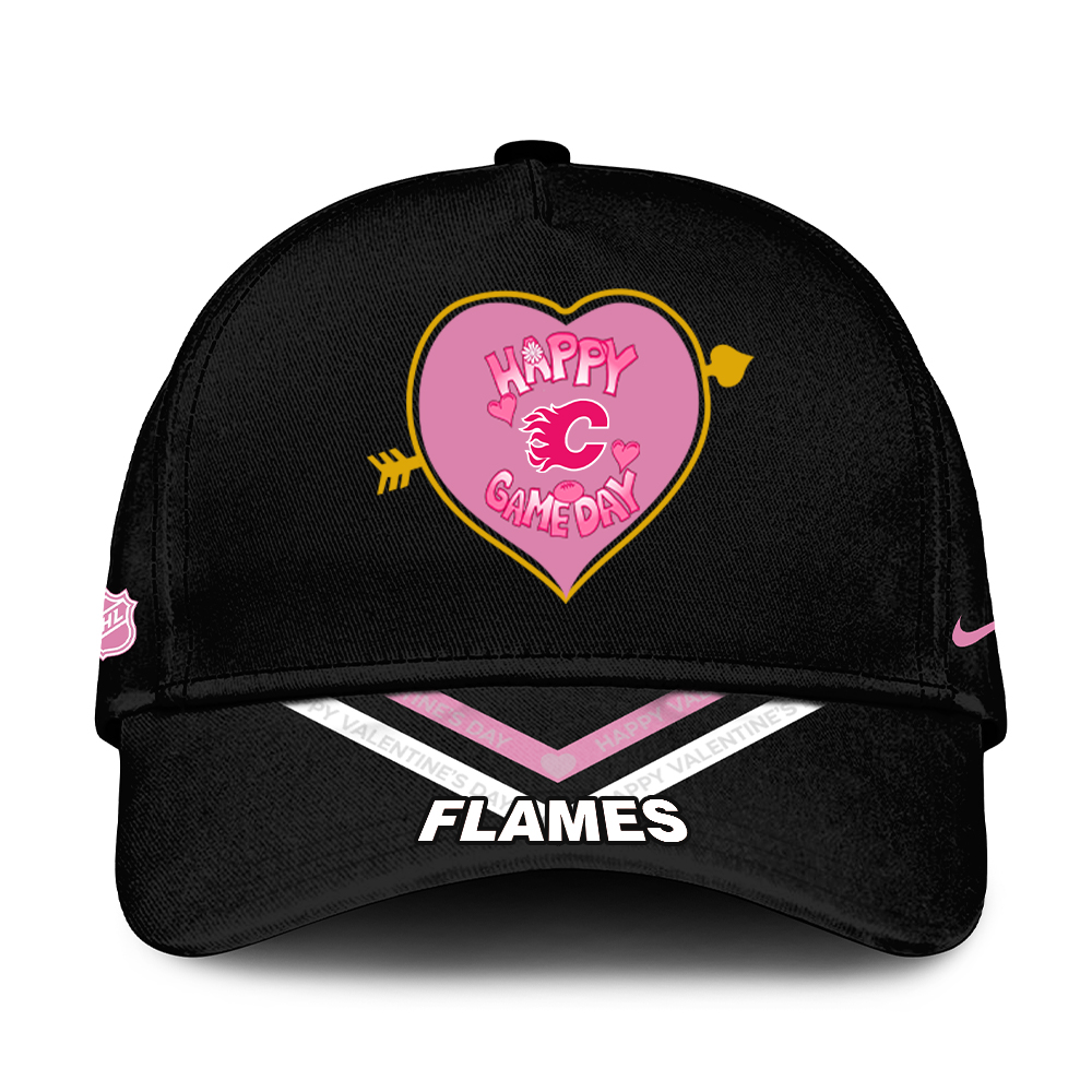 Calgary Flames 2025 Valentine “Game Day” Hoodie - Famjoys Calgary Flames 2025 Valentine “Game Day” Hoodie - Famjoys