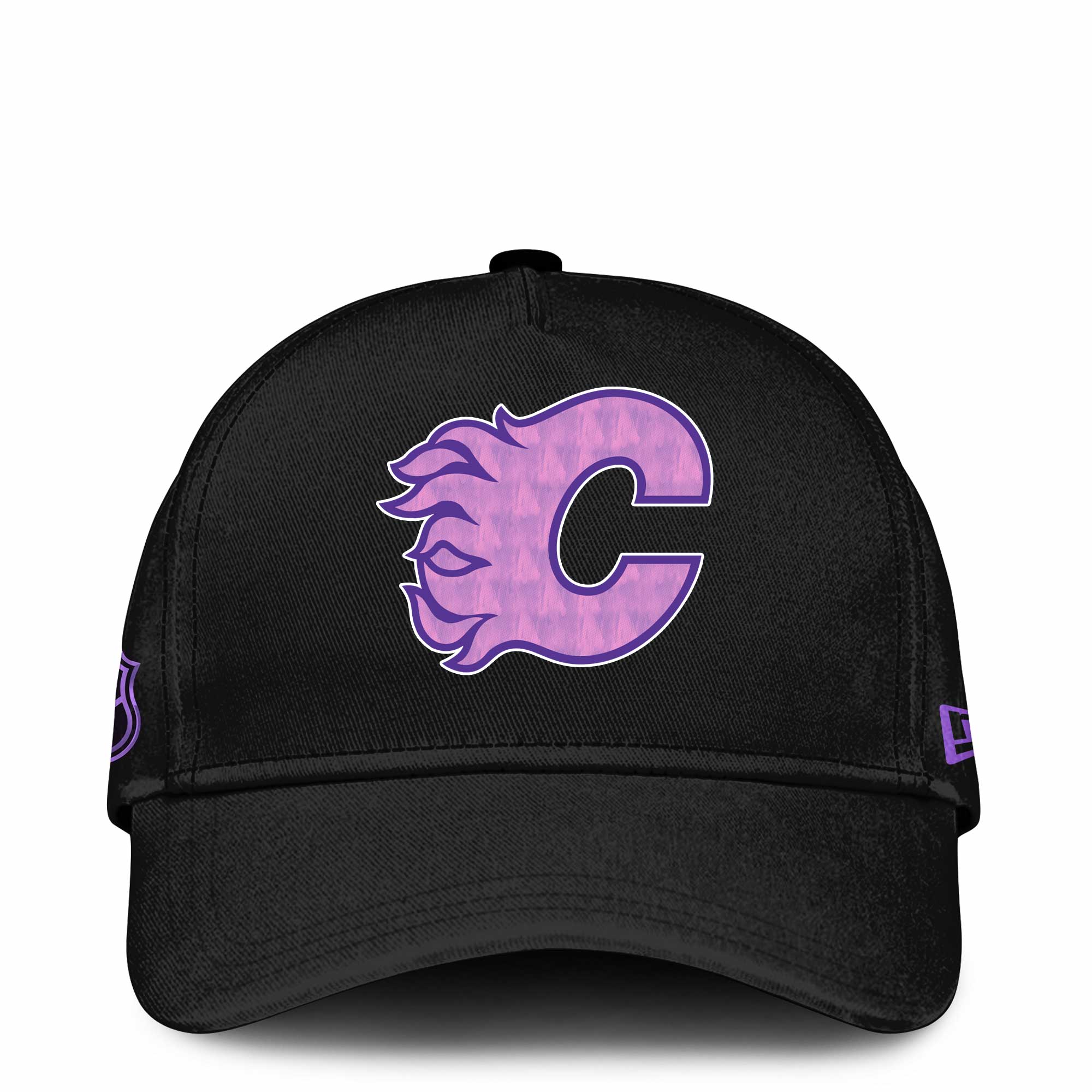 Calgary Flames Hockey Fights Cancer Unisex Hoodie 2 - Famjoys Calgary Flames Hockey Fights Cancer Unisex Hoodie 2 - Famjoys