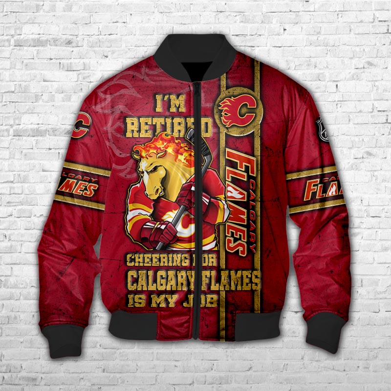 Calgary Flames Jackets I'm Retired - Famjoys Calgary Flames Jackets I'm Retired - Famjoys