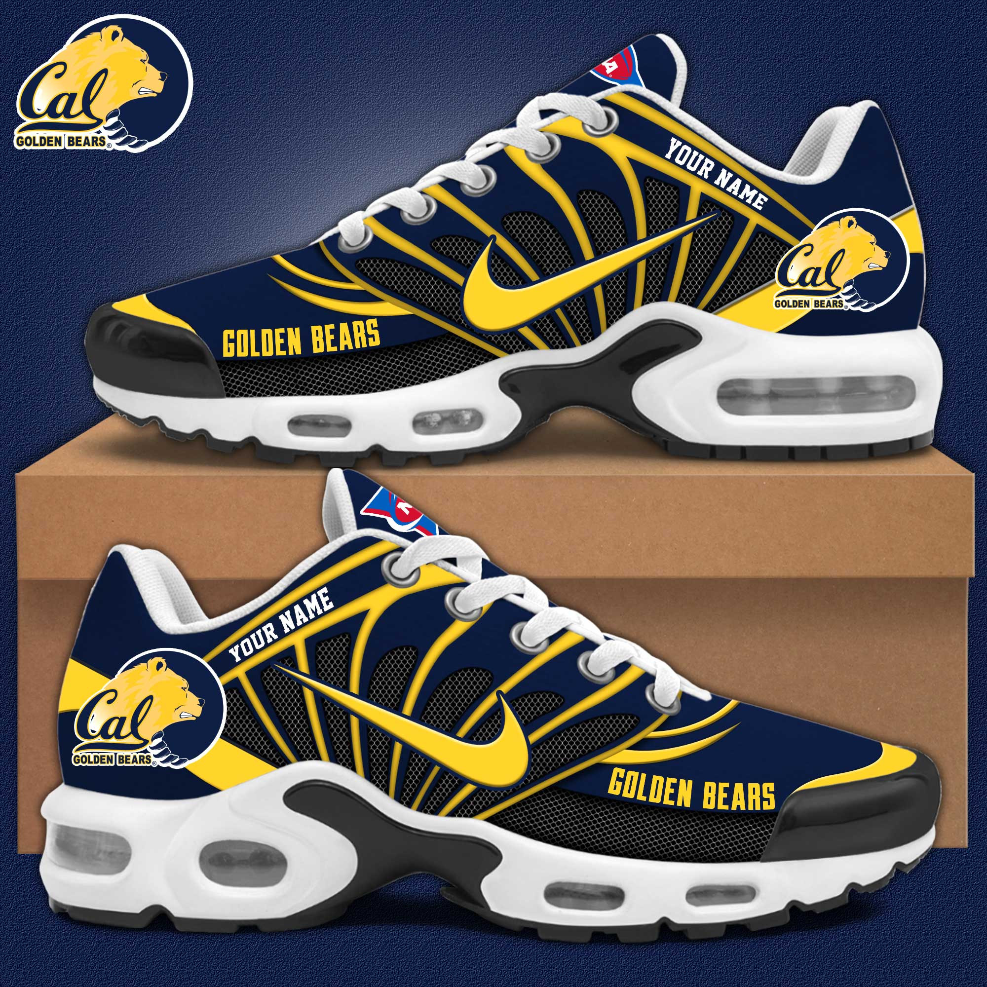 California Golden Bears Personalized Shoes S516508