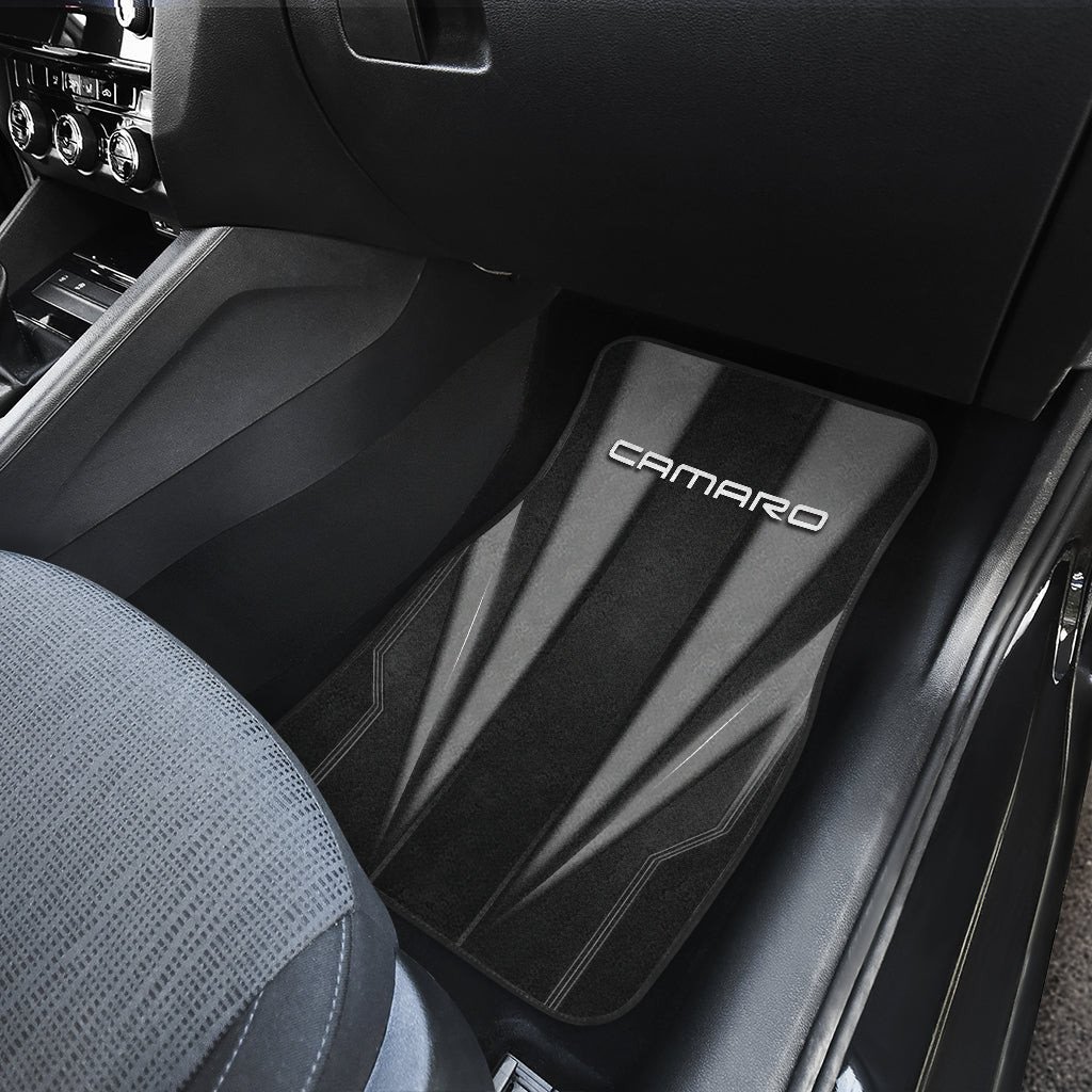 Camaro Black Logo Car Seat Covers Metal Abstract Ph220913-0393 - Famjoys Camaro Black Logo Car Seat Covers Metal Abstract Ph220913-0393 - Famjoys