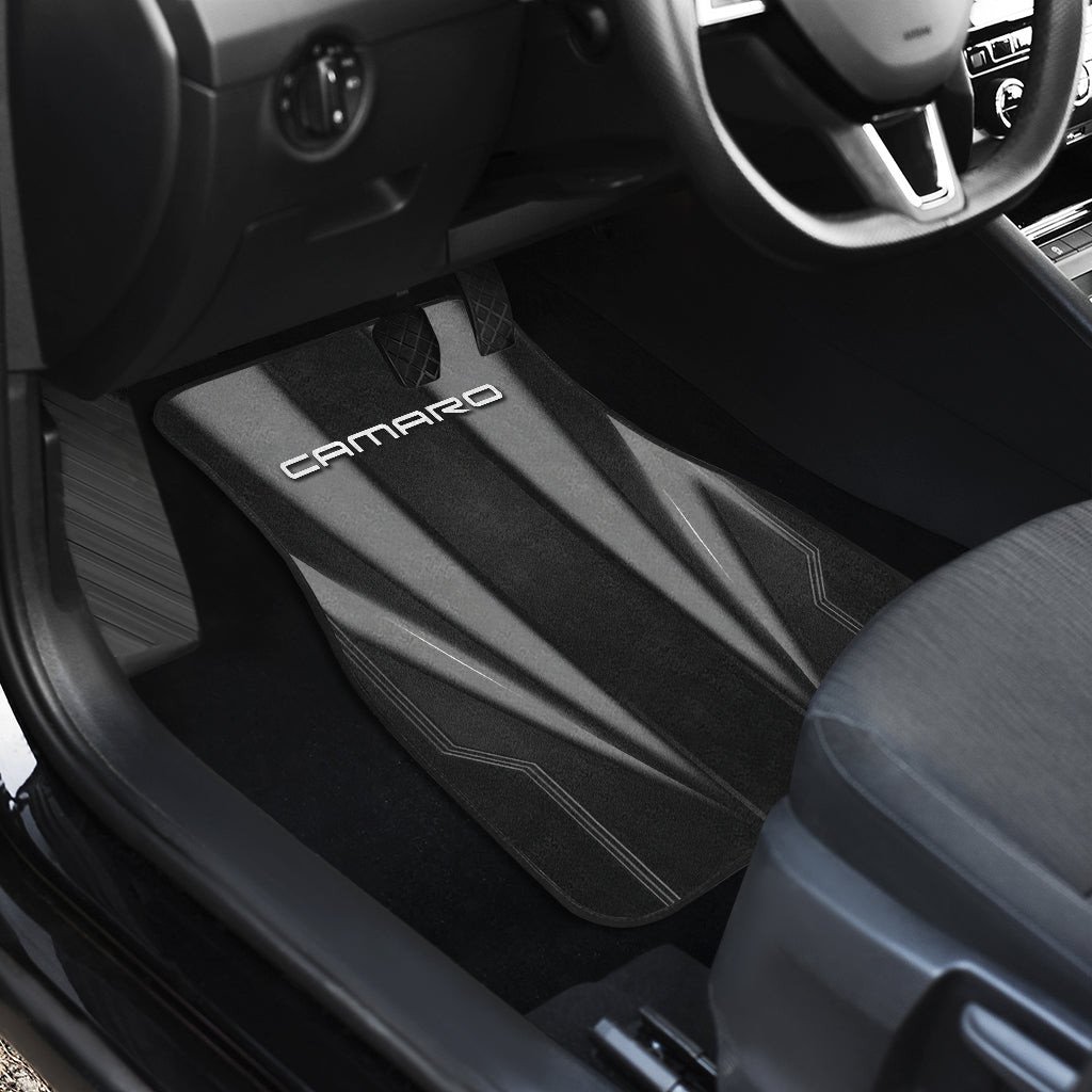 Camaro Black Logo Car Seat Covers Metal Abstract Ph220913-0393 - Famjoys Camaro Black Logo Car Seat Covers Metal Abstract Ph220913-0393 - Famjoys