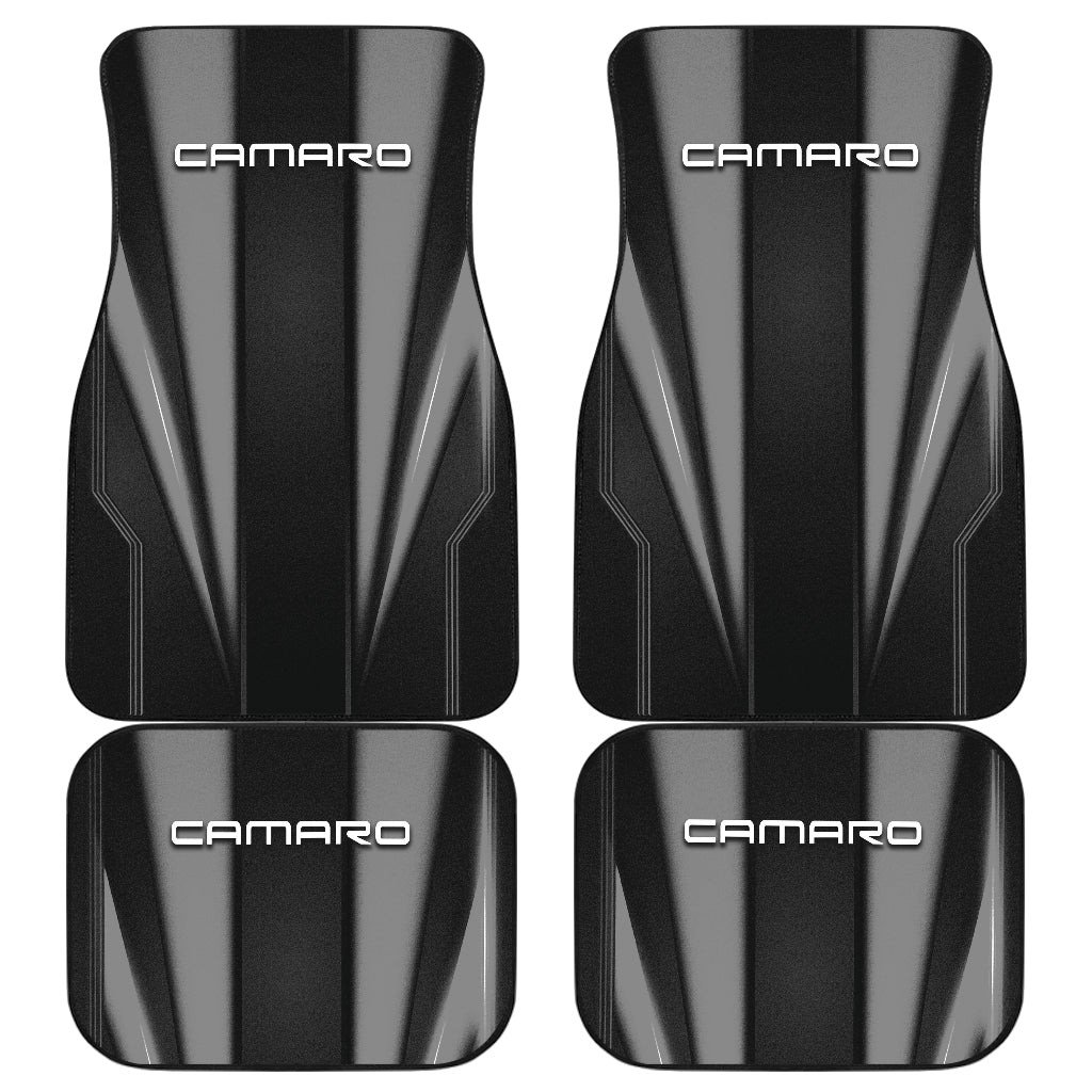 Camaro Black Logo Car Seat Covers Metal Abstract Ph220913-0393 - Famjoys Camaro Black Logo Car Seat Covers Metal Abstract Ph220913-0393 - Famjoys
