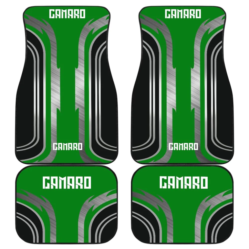 Camaro green car floor mats