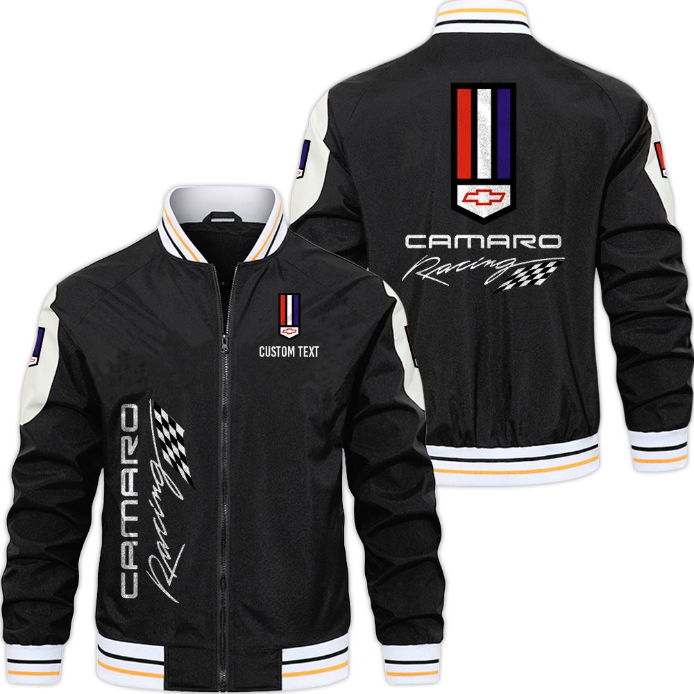 Camaro racing Varsity Jacket, Zipper Jackets Customize Name - Famjoys Camaro racing Varsity Jacket, Zipper Jackets Customize Name - Famjoys