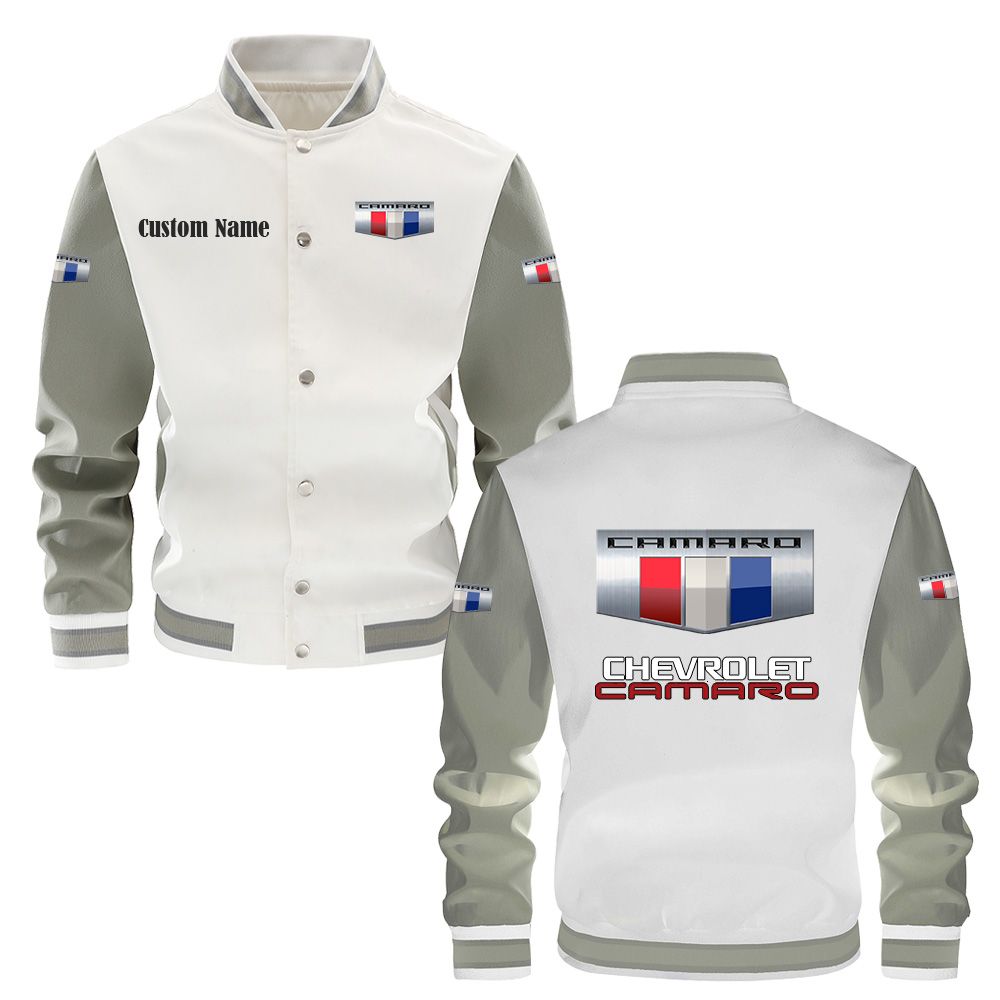 Camaro Varsity Jacket, Baseball jacket, Letterman Jacket Customize Name, Multicolor - Famjoys Camaro Varsity Jacket, Baseball jacket, Letterman Jacket Customize Name, Multicolor - Famjoys
