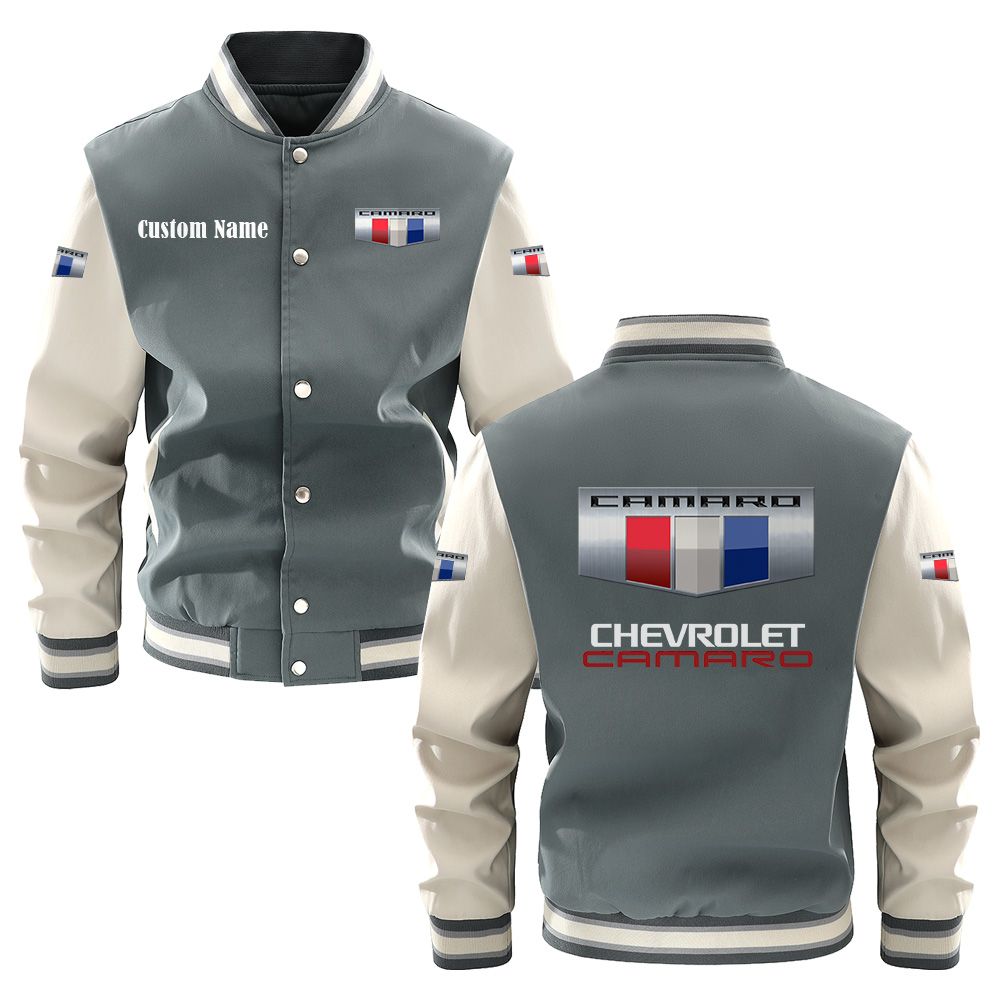 Camaro Varsity Jacket, Baseball jacket, Letterman Jacket Customize Name, Multicolor - Famjoys Camaro Varsity Jacket, Baseball jacket, Letterman Jacket Customize Name, Multicolor - Famjoys