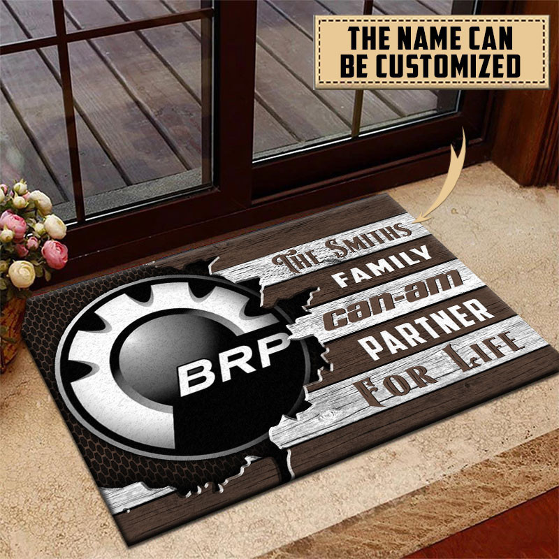 Can-Am Doormat Custom Name, Multicolor - Famjoys Can-Am Doormat Custom Name, Multicolor - Famjoys