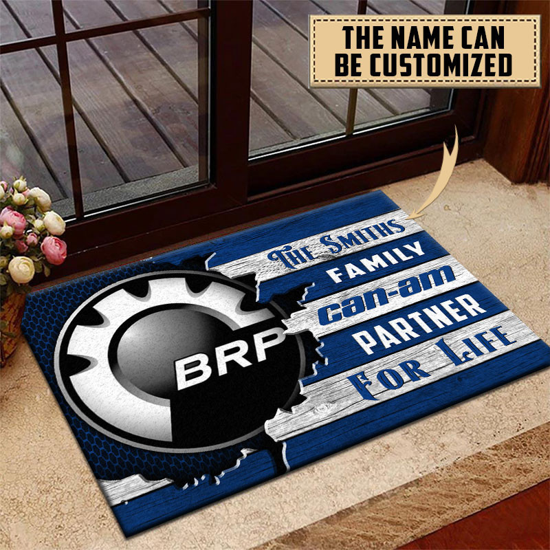 Can-Am Doormat Custom Name, Multicolor - Famjoys Can-Am Doormat Custom Name, Multicolor - Famjoys