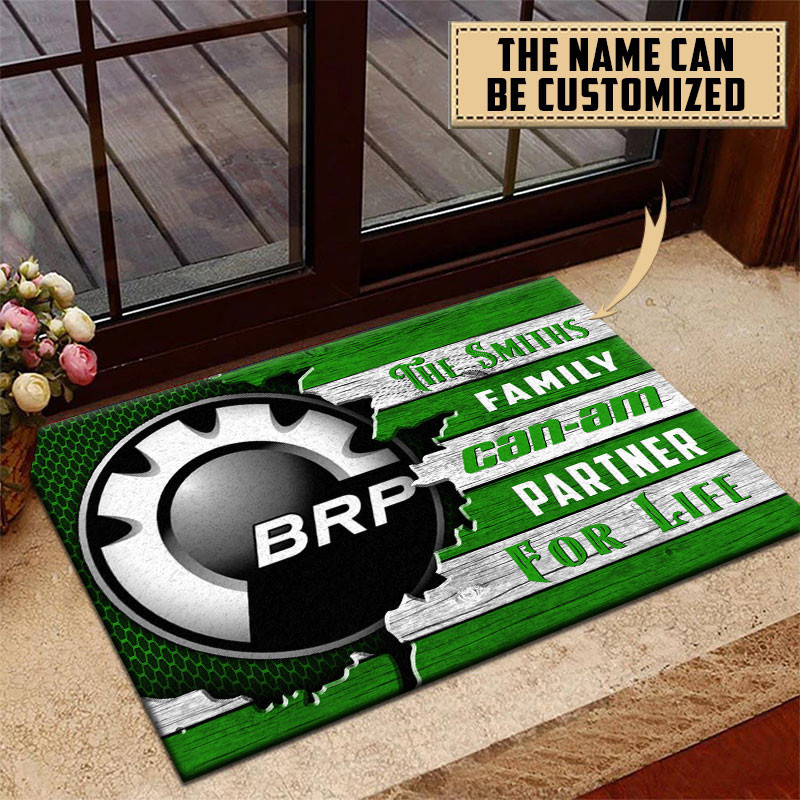 Can-Am Doormat Custom Name, Multicolor - Famjoys Can-Am Doormat Custom Name, Multicolor - Famjoys
