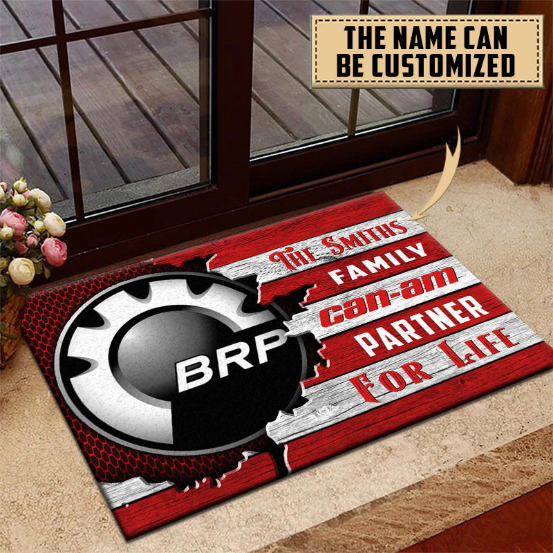Can-Am Doormat Custom Name, Multicolor - Famjoys Can-Am Doormat Custom Name, Multicolor - Famjoys