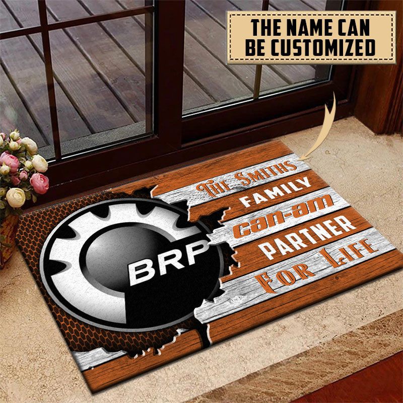 Can-Am Doormat Custom Name, Multicolor - Famjoys Can-Am Doormat Custom Name, Multicolor - Famjoys