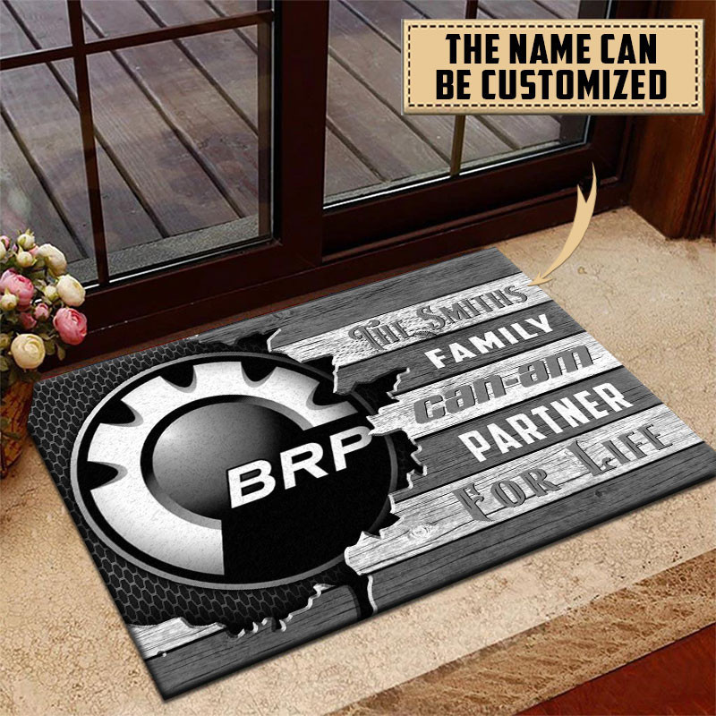 Can-Am Doormat Custom Name, Multicolor - Famjoys Can-Am Doormat Custom Name, Multicolor - Famjoys