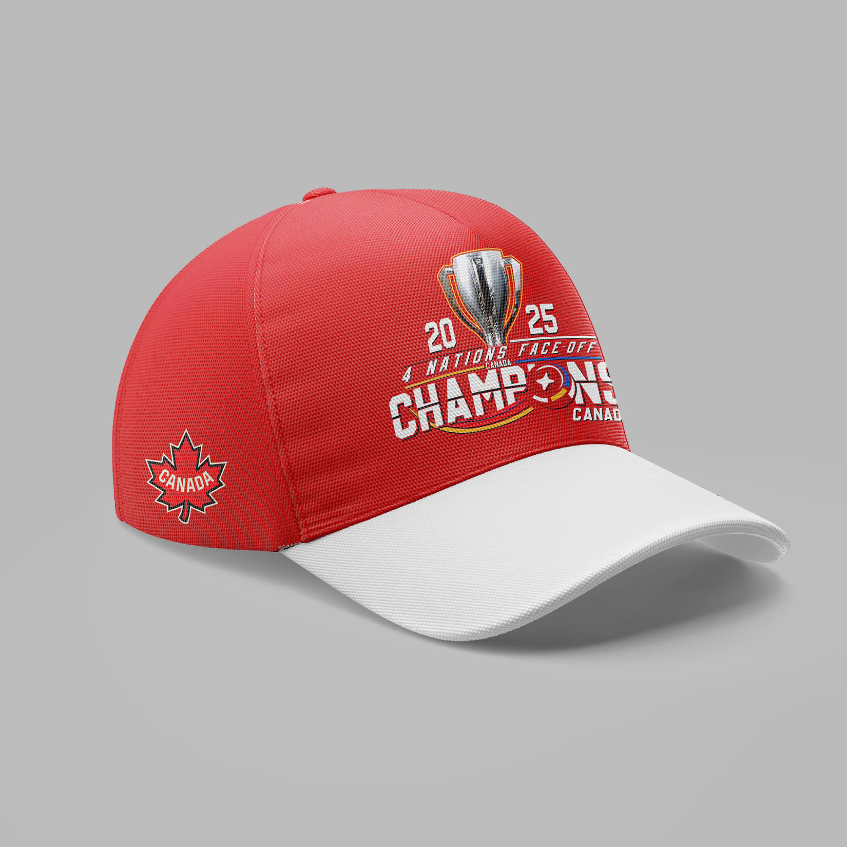 Canada Hockey 4 Nations Face-Off 2025 Champions Hoodie V2 - Famjoys Canada Hockey 4 Nations Face-Off 2025 Champions Hoodie V2 - Famjoys
