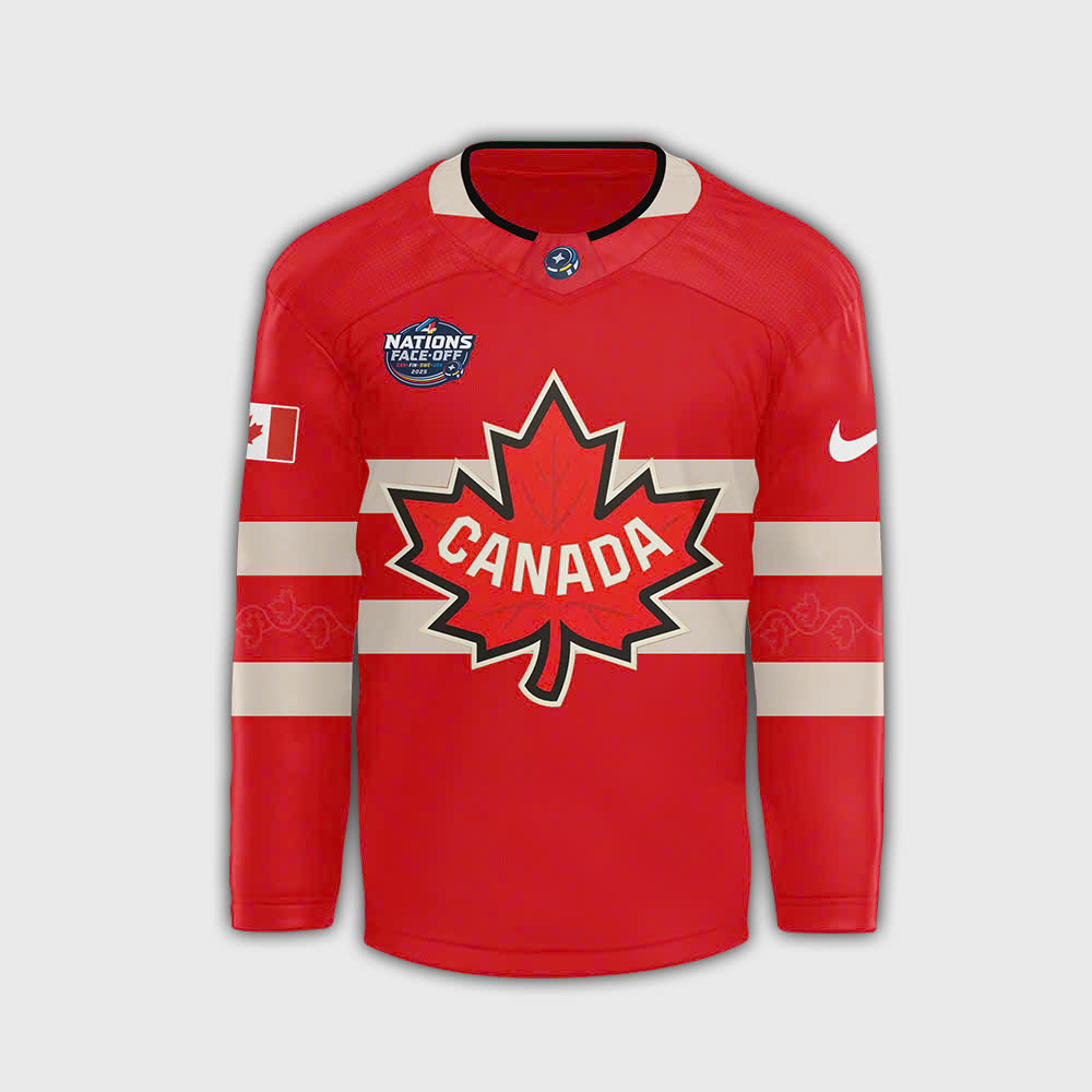 Canada Hockey 4 Nations Face-Off 2025 Champions Jersey - Famjoys Canada Hockey 4 Nations Face-Off 2025 Champions Jersey - Famjoys