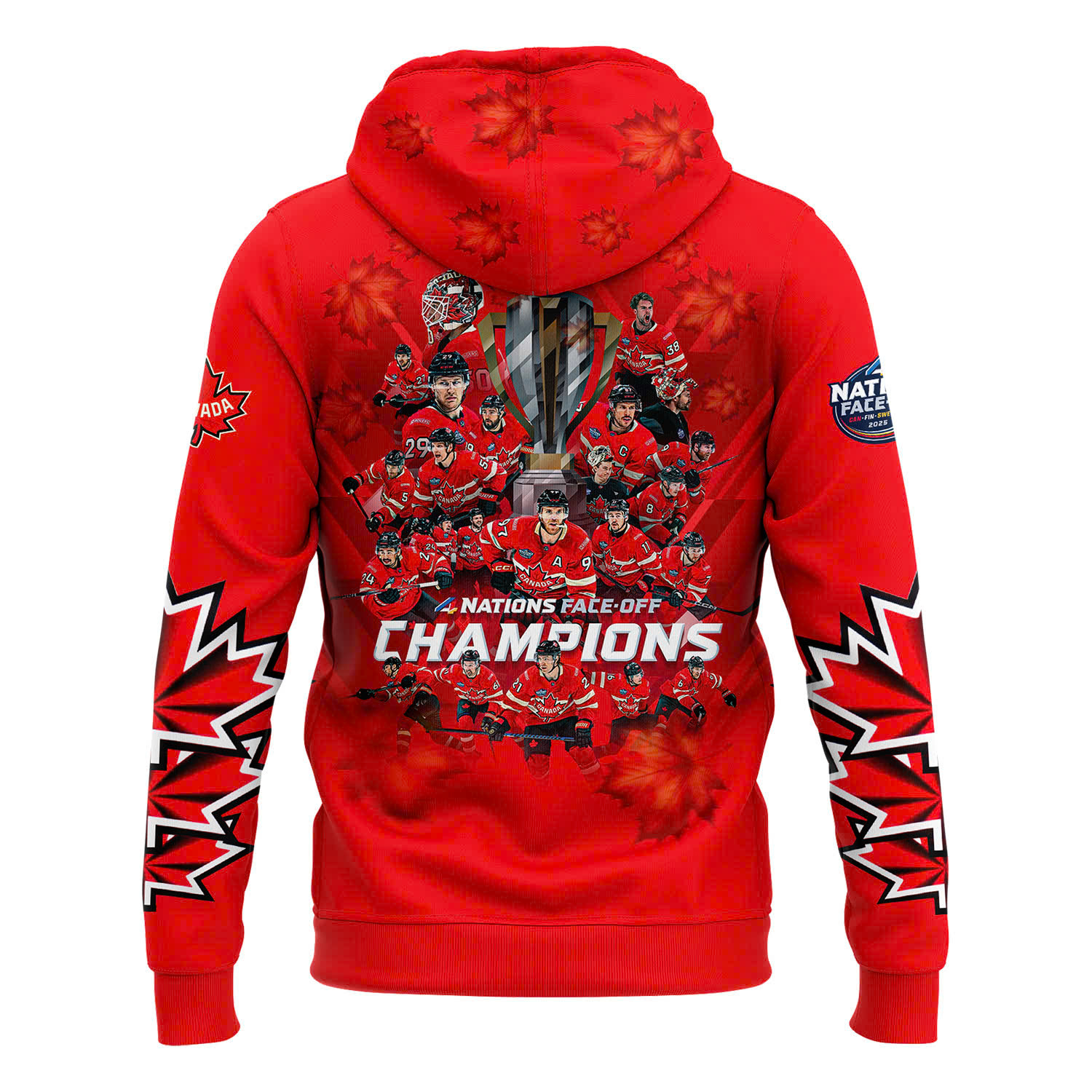 Canadians Hockey Champions 2025 Hoodie - Famjoys Canadians Hockey Champions 2025 Hoodie - Famjoys