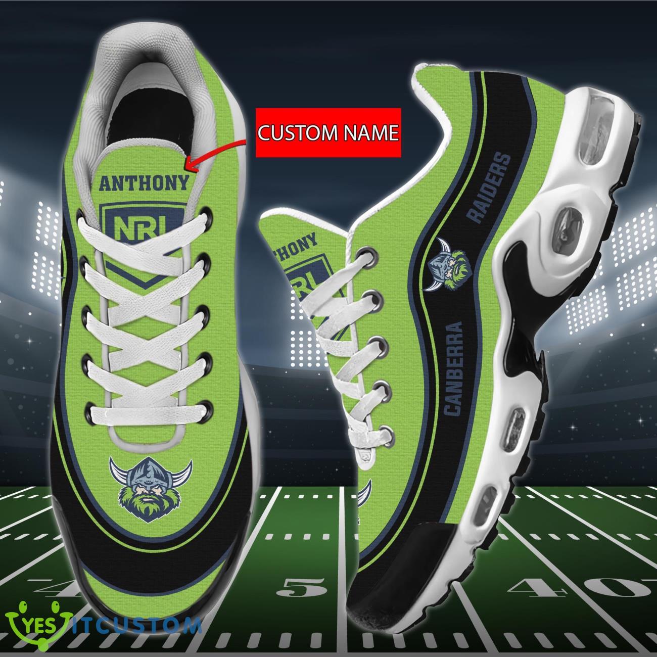 Canberra Raiders Personalized Name Air Cushion Sports Shoes Sneaker KLTNS220215 - Famjoys Canberra Raiders Personalized Name Air Cushion Sports Shoes Sneaker KLTNS220215 - Famjoys