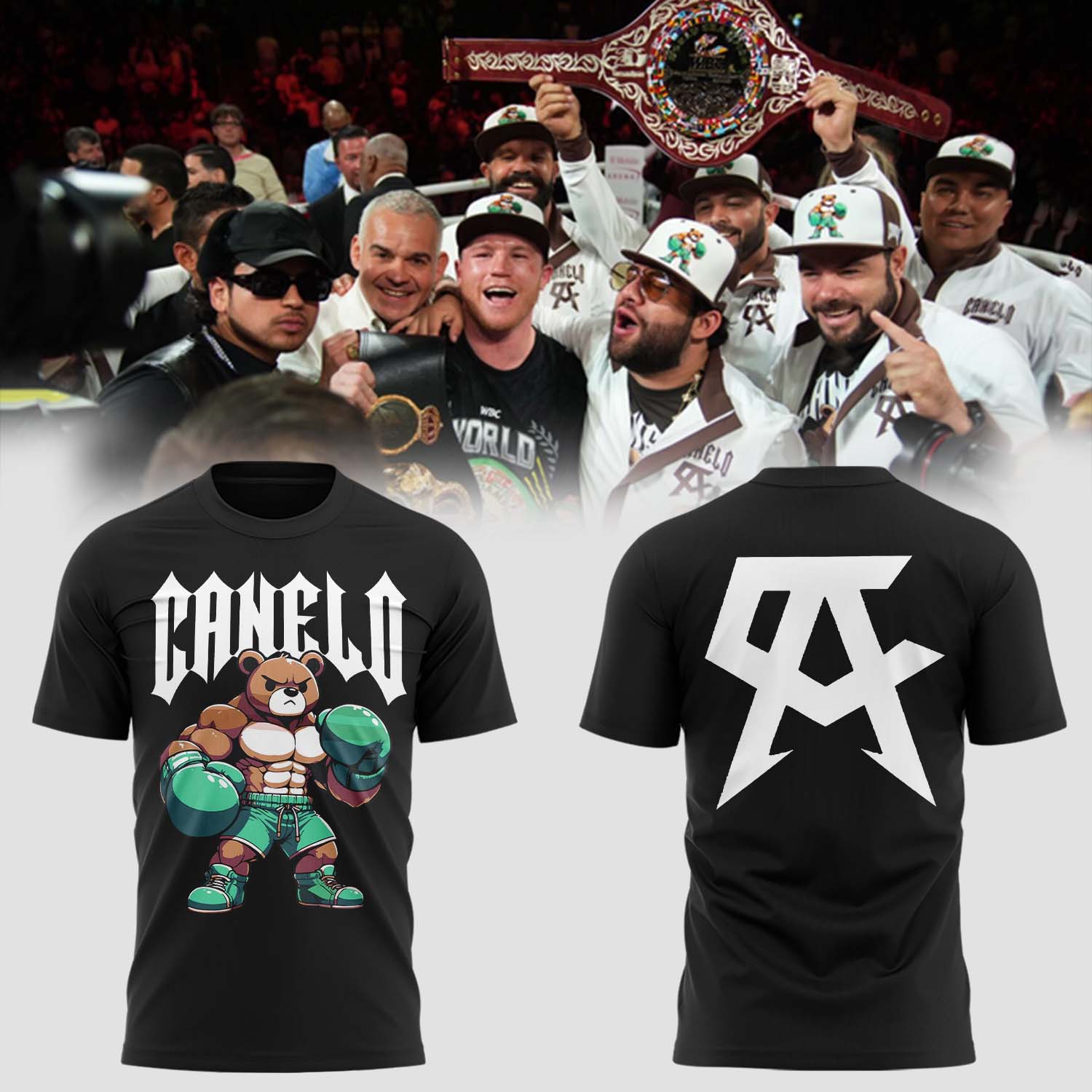 Canelo Bear T shirt - Famjoys Canelo Bear T shirt - Famjoys