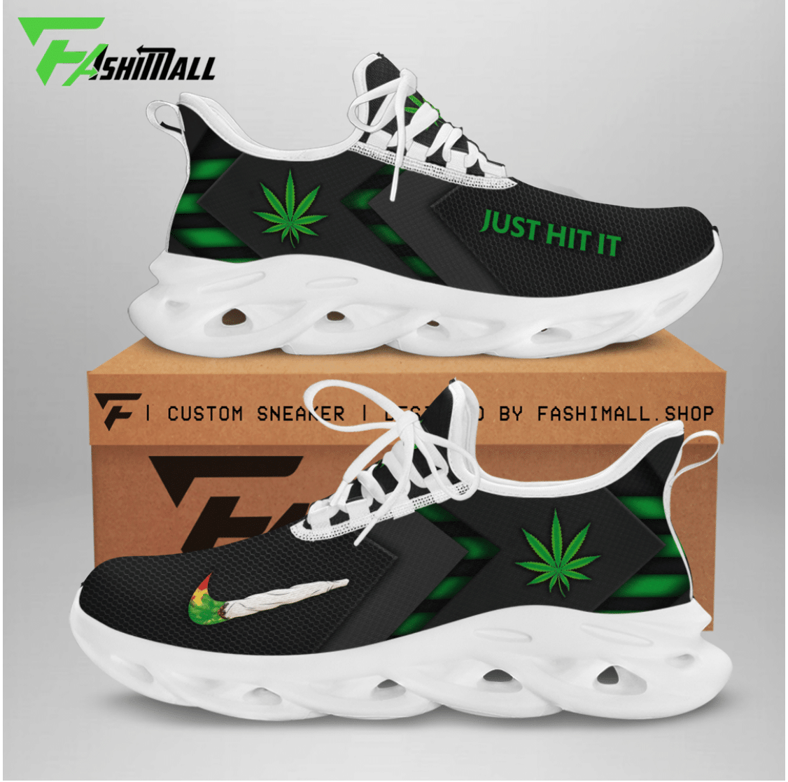 Cannabis - Just Hit It OW Shoes - Famjoys Cannabis - Just Hit It OW Shoes - Famjoys