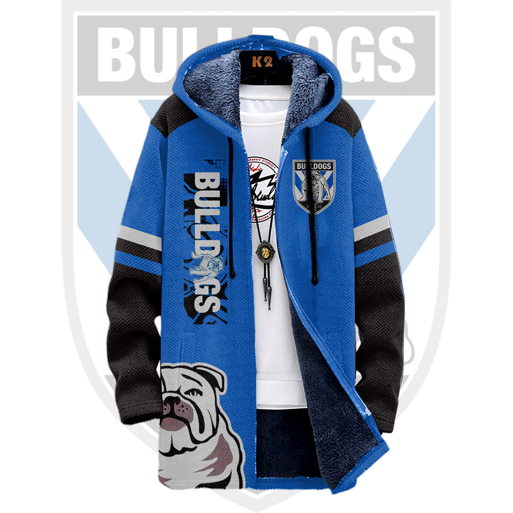 Canterbury-Bankstown Bulldogs Fleece Wind Jacket NQ2 - Famjoys Canterbury-Bankstown Bulldogs Fleece Wind Jacket NQ2 - Famjoys