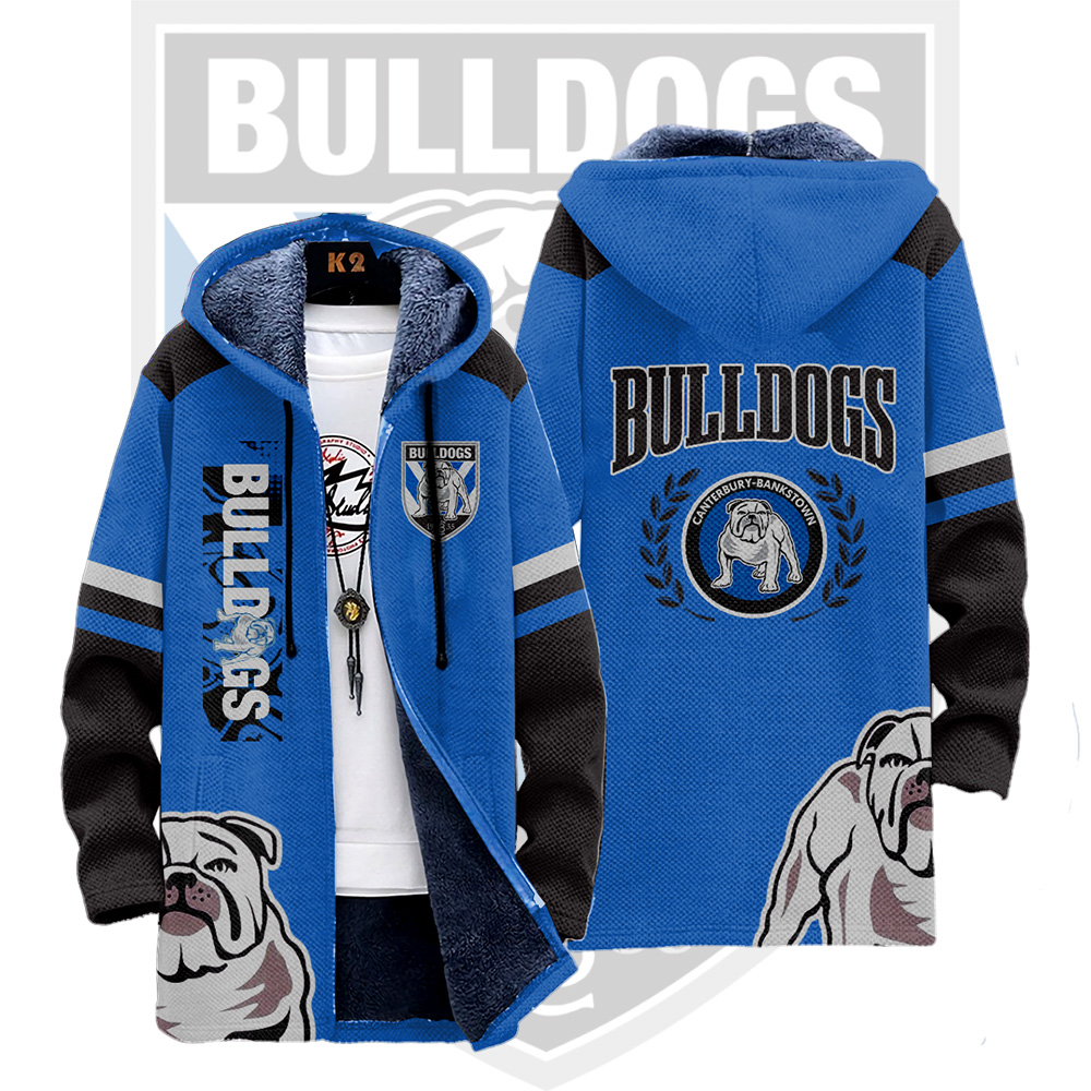 Canterbury-Bankstown Bulldogs Fleece Wind Jacket NQ2 - Famjoys Canterbury-Bankstown Bulldogs Fleece Wind Jacket NQ2 - Famjoys