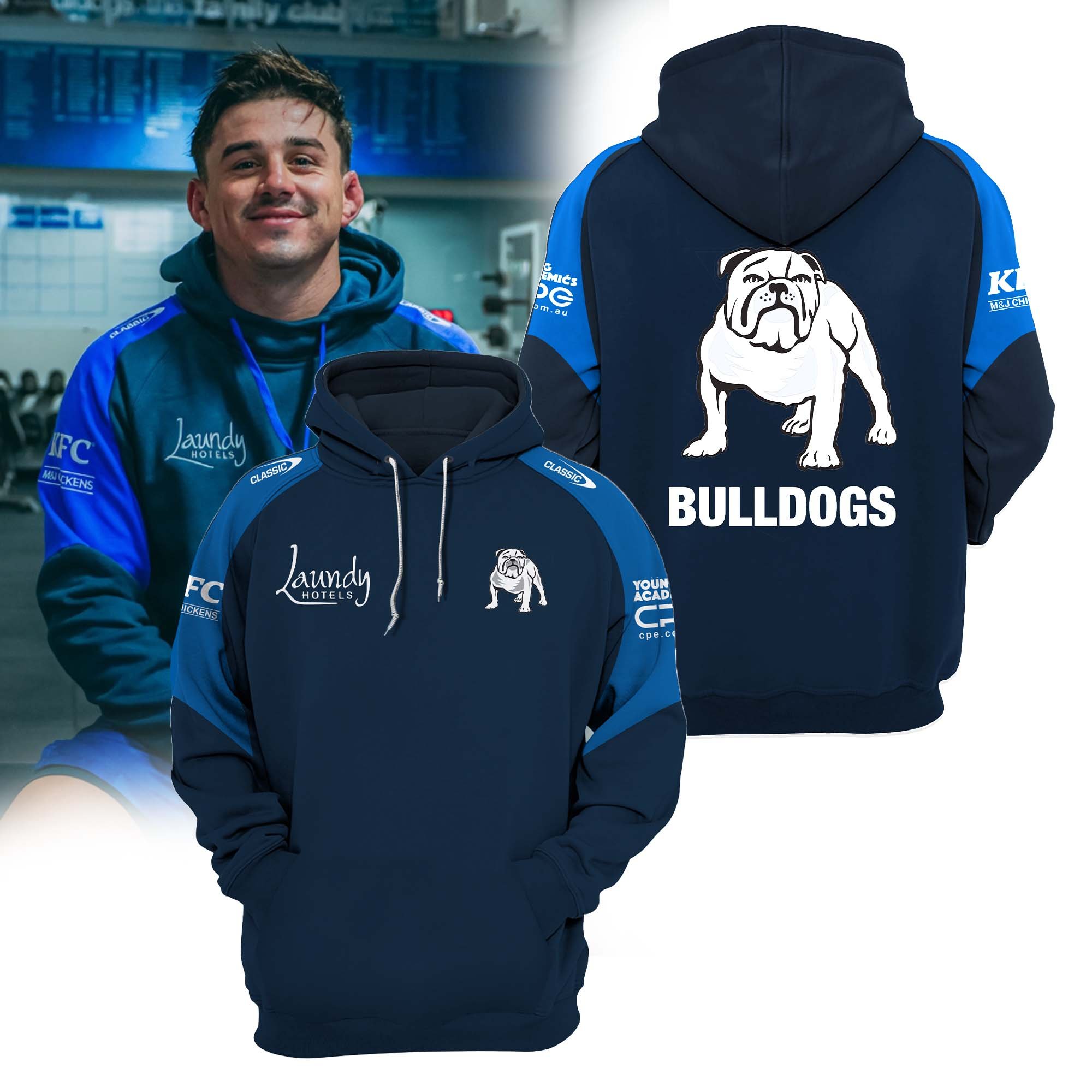 Canterbury-Bankstown Bulldogs New Hoodie - Famjoys Canterbury-Bankstown Bulldogs New Hoodie - Famjoys
