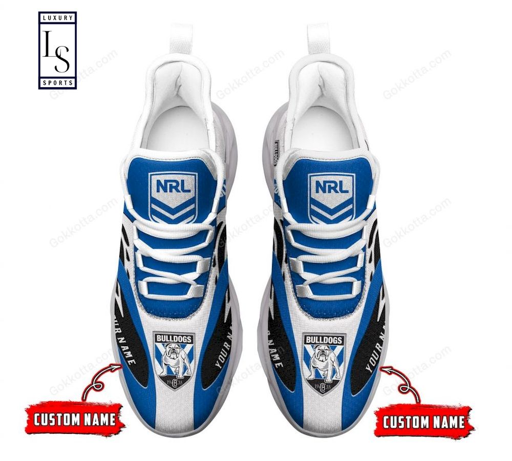 Canterbury-Bankstown Bulldogs NRL Personalized Max Soul Shoes - Famjoys Canterbury-Bankstown Bulldogs NRL Personalized Max Soul Shoes - Famjoys