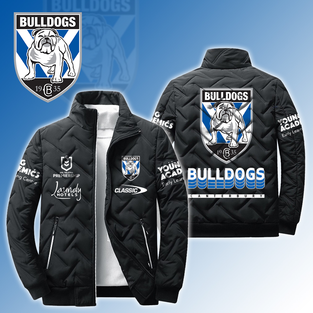 Canterbury-Bankstown Bulldogs Puffer Jacket NQ1 - Famjoys Canterbury-Bankstown Bulldogs Puffer Jacket NQ1 - Famjoys