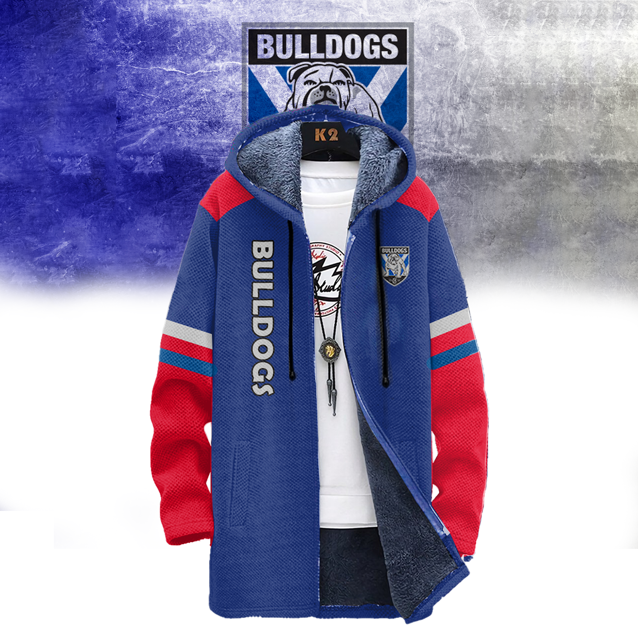 Canterbury Bulldogs Fleece Wind Jacket Limited - Famjoys Canterbury Bulldogs Fleece Wind Jacket Limited - Famjoys