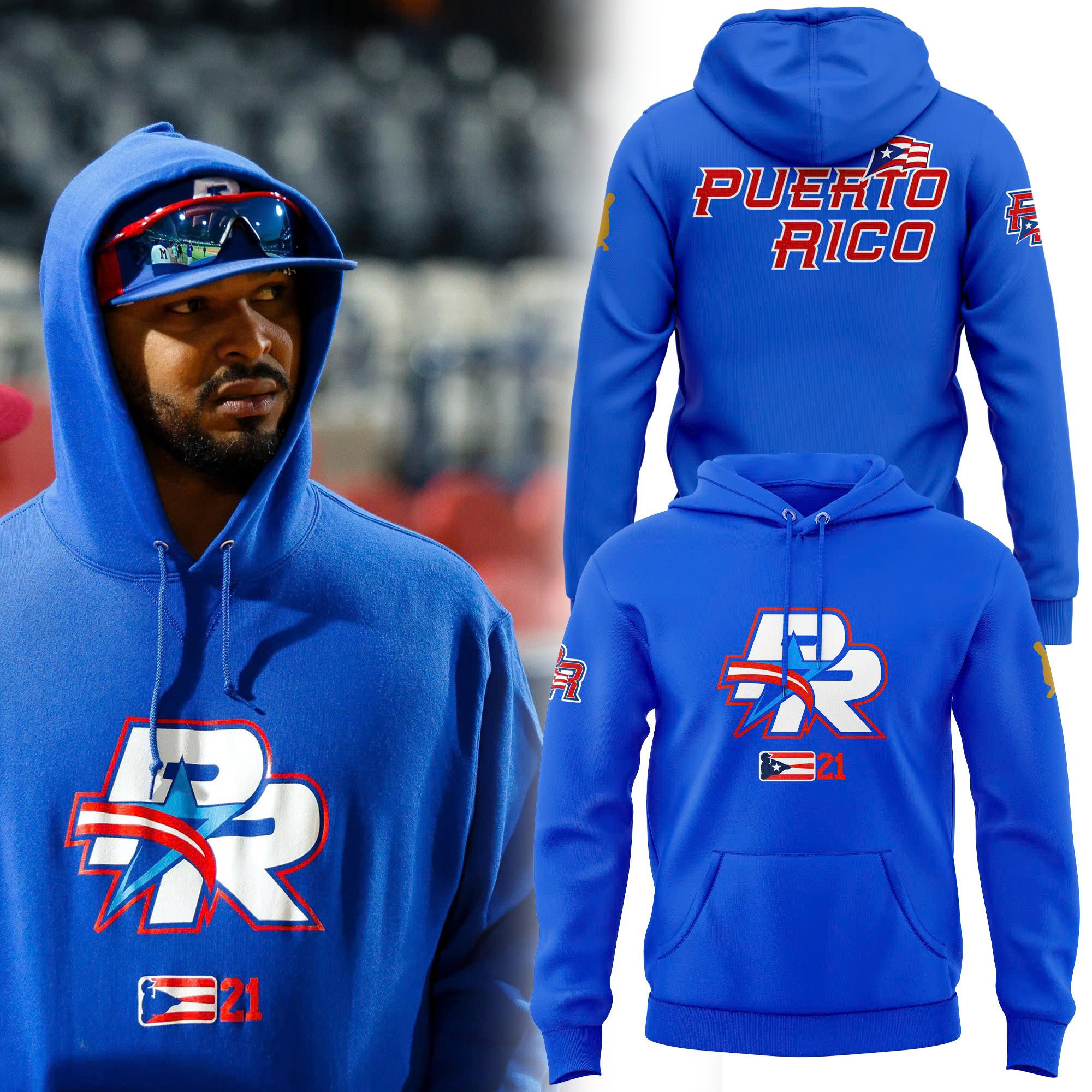 Caribbean Series Puerto Rico Indios de Mayagüez Baseball Sweaterer Hoodie for Men - Famjoys Caribbean Series Puerto Rico Indios de Mayagüez Baseball Sweaterer Hoodie for Men - Famjoys