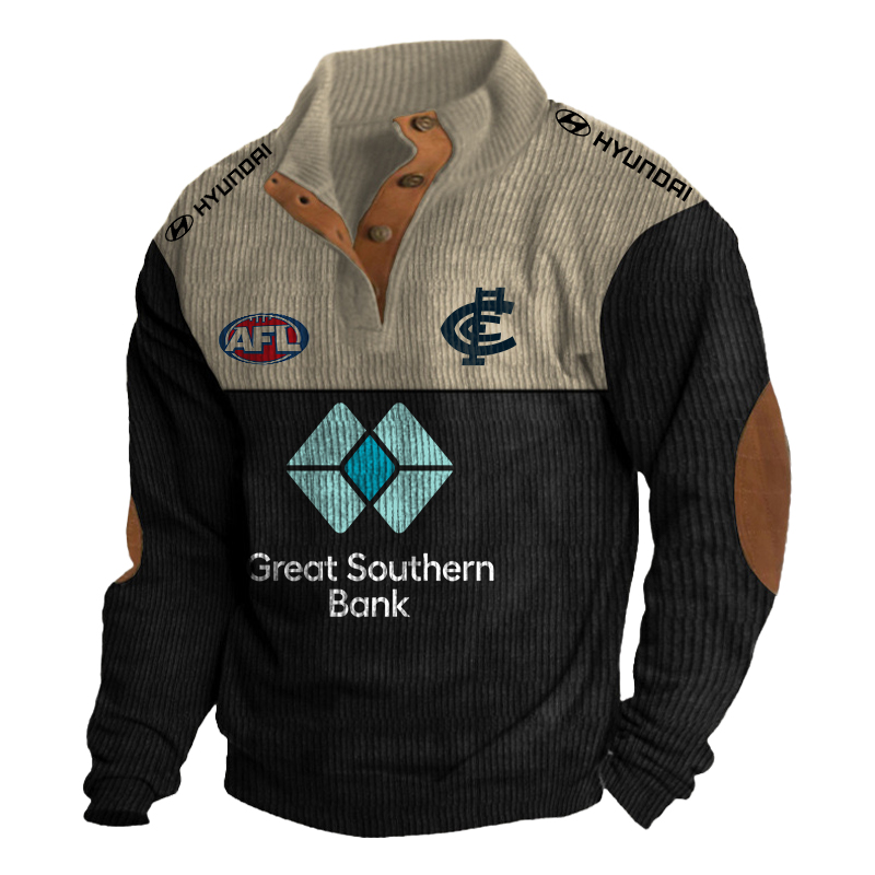 Carlton Blues AFL 2D Fleece Sweater - Famjoys Carlton Blues AFL 2D Fleece Sweater - Famjoys