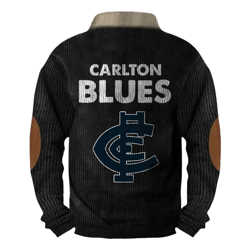 Carlton Blues AFL 2D Fleece Sweater - Famjoys Carlton Blues AFL 2D Fleece Sweater - Famjoys