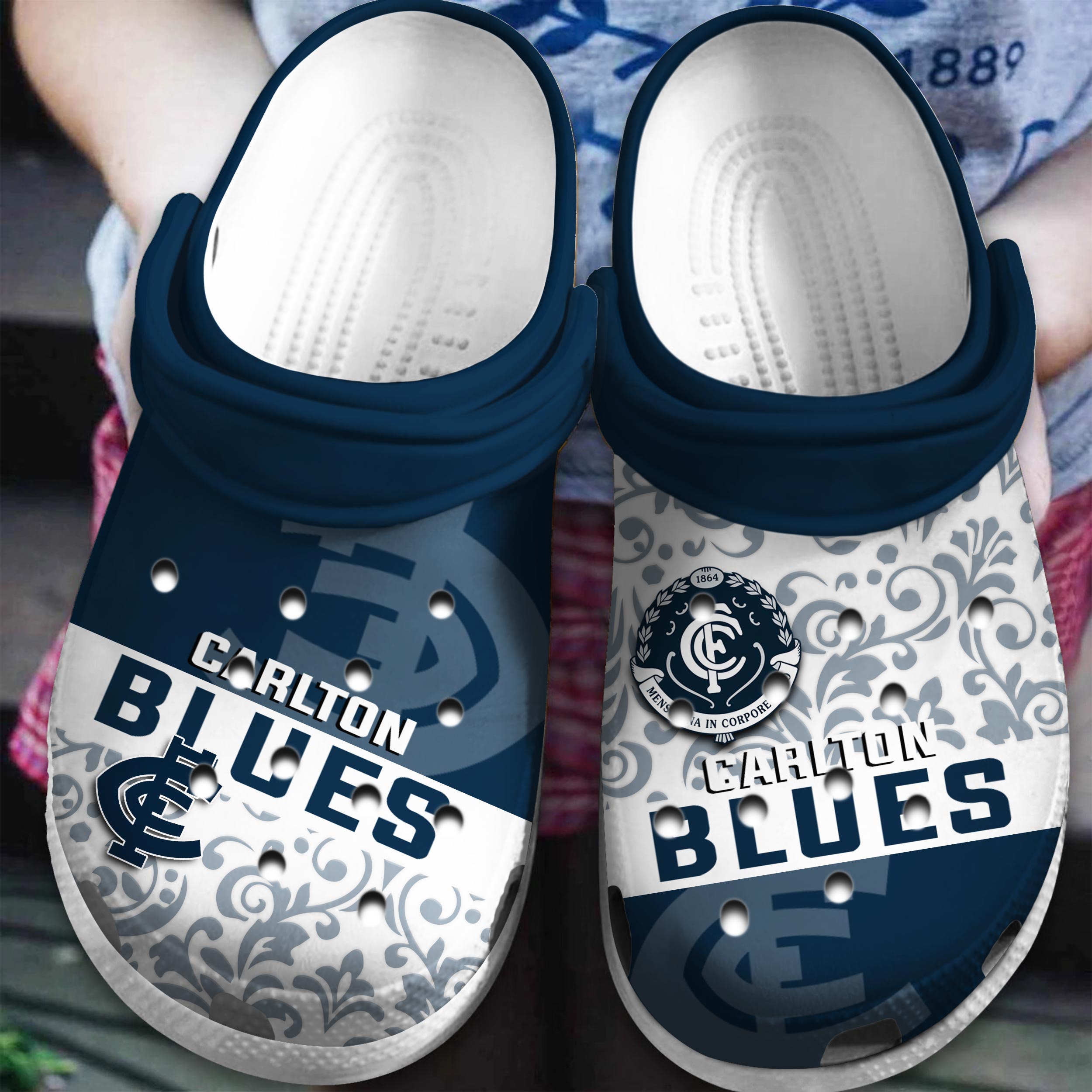 Carlton Blues AFL CROCS
