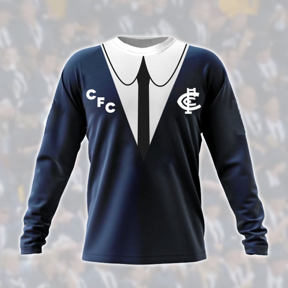 Carlton Blues AFL Long Sleeve Fans - Famjoys Carlton Blues AFL Long Sleeve Fans - Famjoys
