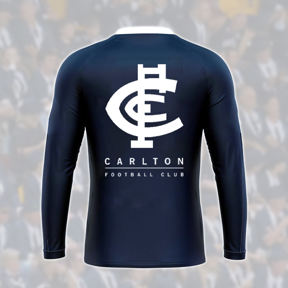 Carlton Blues AFL Long Sleeve Fans - Famjoys Carlton Blues AFL Long Sleeve Fans - Famjoys