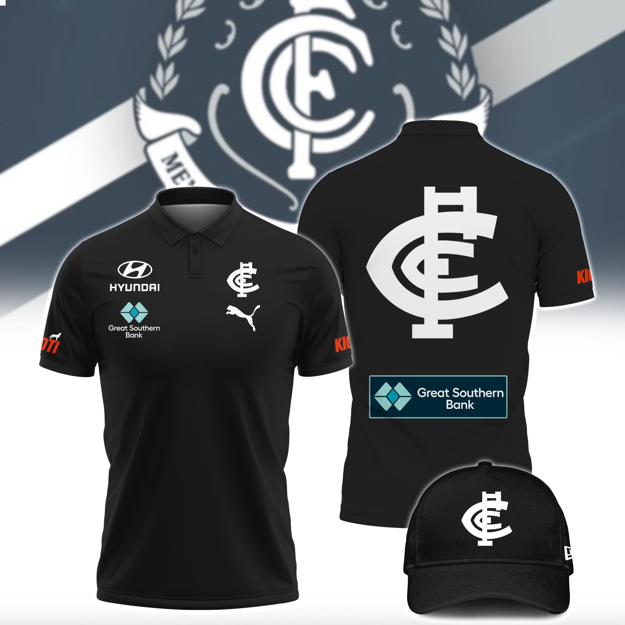 Carlton Blues AFL Polo - Famjoys Carlton Blues AFL Polo - Famjoys