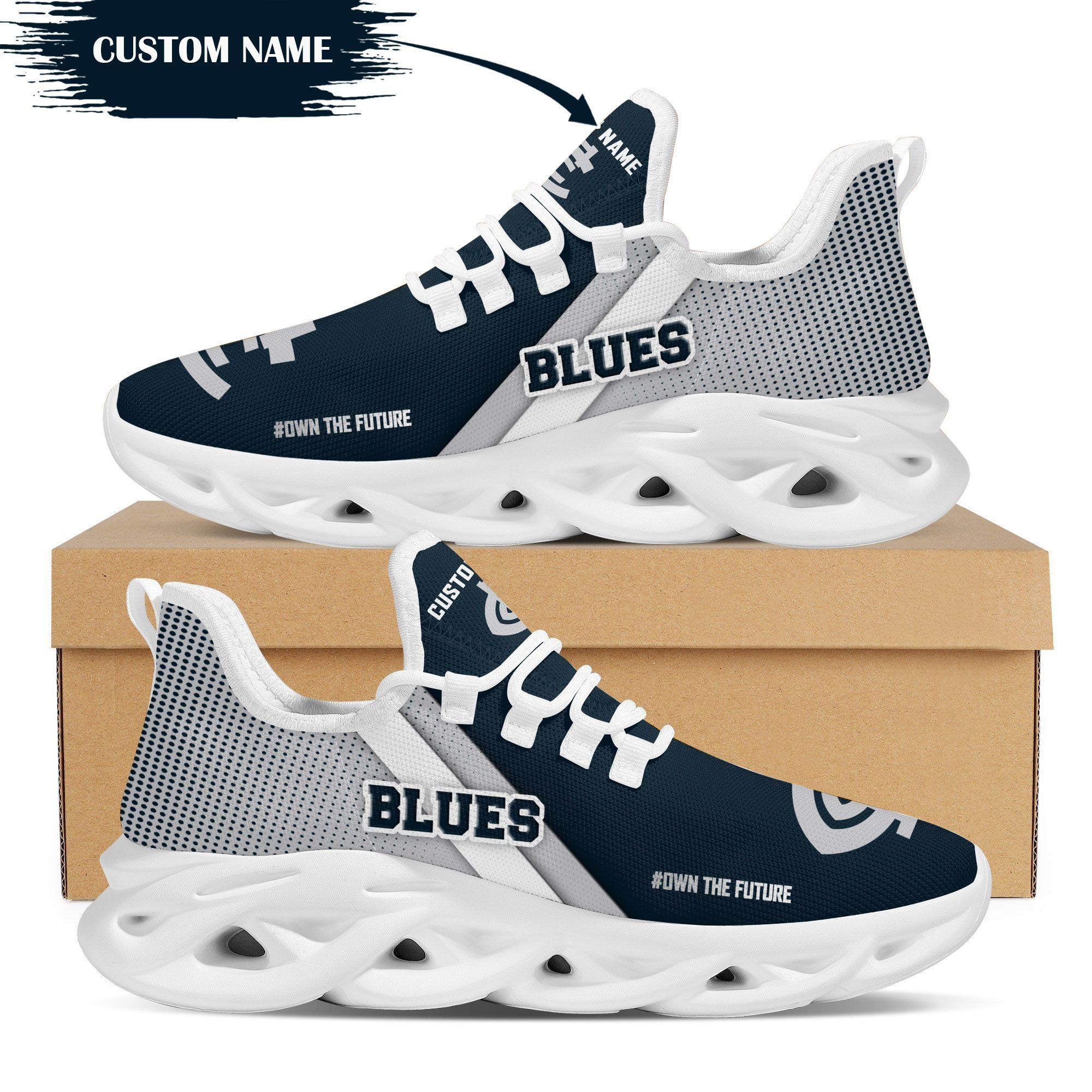Carlton Blues Custom Personalized Max Soul Sneakers Shoes - Famjoys Carlton Blues Custom Personalized Max Soul Sneakers Shoes - Famjoys